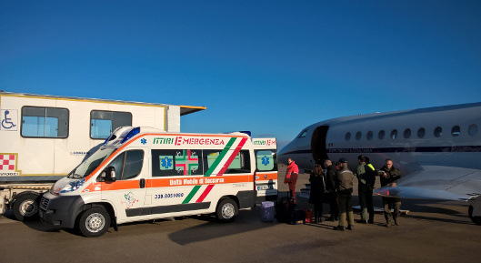 Volo d'urgenza Alghero-Ciampino per paziente gravemente malata - Alghero Eco