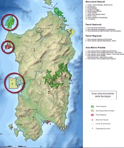 Aree protette Sardegna