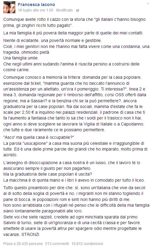 Post Francesca Iacono